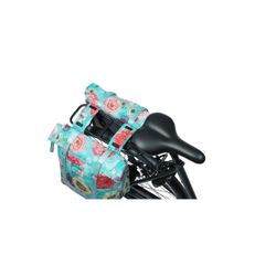 Bolsa doble BASIL "Bloom Field", 28-35L, azul cielo