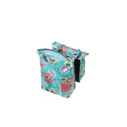 Bolsa doble BASIL "Bloom Field", 28-35L, azul cielo