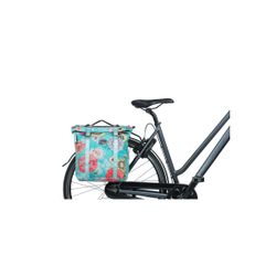 Bolsa doble BASIL "Bloom Field" MIK, 28-35L, azul cielo