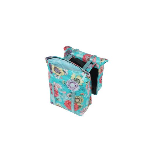 Bolsa doble BASIL "Bloom Field" MIK, 28-35L, azul cielo