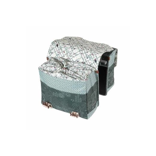 Bolsa doble BASIL "Boheme" MIK, 35L, verde bosque