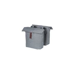 Bolsa doble BASIL "City", 28-32L, gris claro