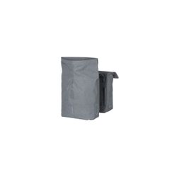 Bolsa doble BASIL "City", 28-32L, gris claro