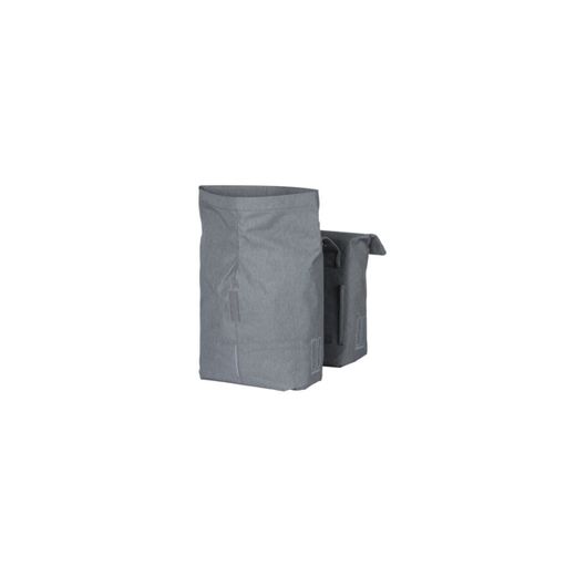Bolsa doble BASIL "City", 28-32L, gris claro