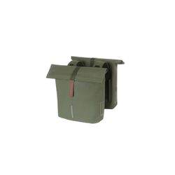 Bolsa doble BASIL "City", 28-32L, verde musgo