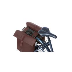 Bolsa doble BASIL "City" MIK, 28-32L, marrón tostado