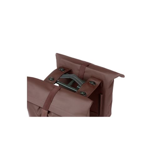Bolsa doble BASIL "City" MIK, 28-32L, marrón tostado