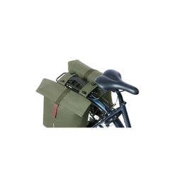 Bolsa doble BASIL "City" MIK, 28-32L, verde musgo