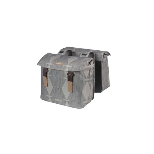 Bolsa doble BASIL "Elegance", 40-49L, chateau taupe
