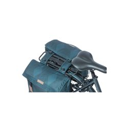 Bolsa doble BASIL "Elegance" MIK, 40-49L, azul finca