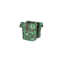 Bolsa doble BASIL "Ever-Green", 28-38L, verde tomillo