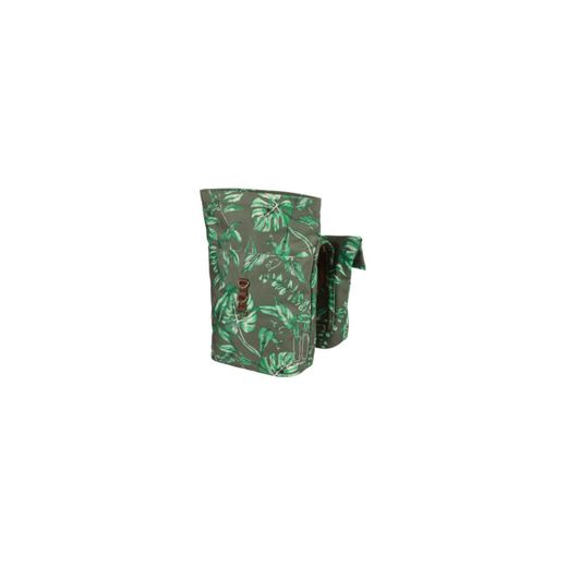 Bolsa doble BASIL "Ever-Green", 28-38L, verde tomillo