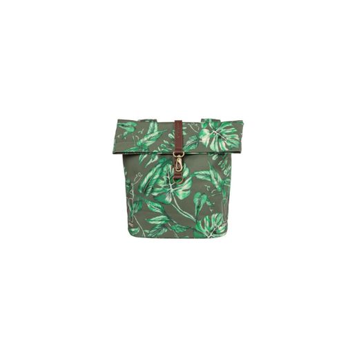 Bolsa doble BASIL "Ever-Green", 28-38L, verde tomillo