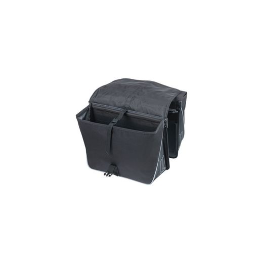 Bolsa doble BASIL "Forte" MIK, 35L, negro/negro