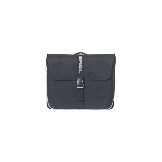 Bolsa doble BASIL "Forte" MIK, 35L, negro/negro