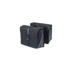 Bolsa doble BASIL "Forte" MIK, 35L, negro/negro