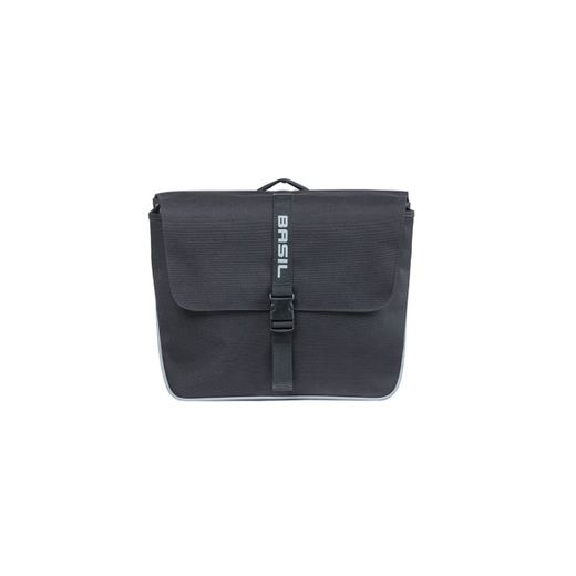 Bolsa doble BASIL "Forte" MIK, 35L, negro/negro