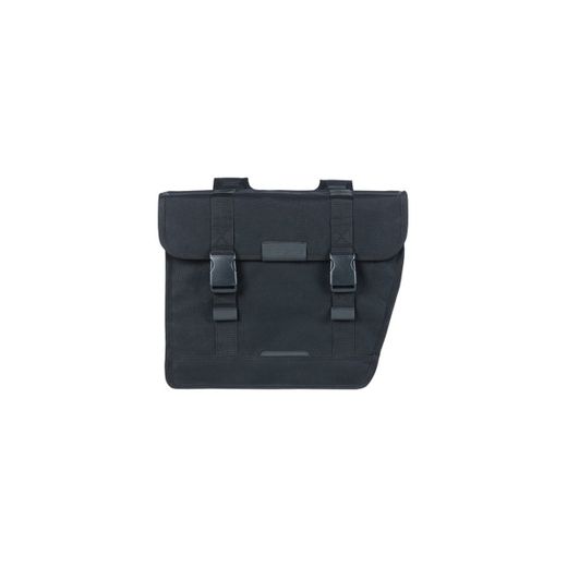 Bolsa doble BASIL "Kavan Eco Classic Rounded", 46L, negra