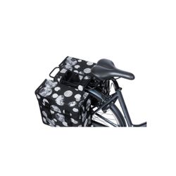 Bolsa doble BASIL "Mara XL", 35L, negro/gris