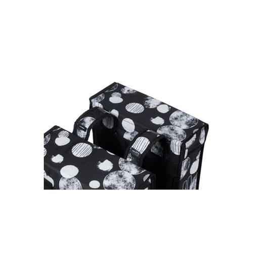 Bolsa doble BASIL "Mara XL", 35L, negro/gris