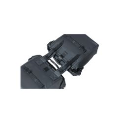 Bolsa doble BASIL "SoHo Nordlicht", 41L, negro noche
