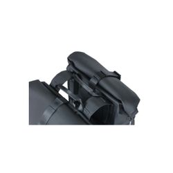 Bolsa doble BASIL "SoHo Nordlicht", 41L, negro noche