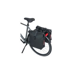 Bolsa doble BASIL "SoHo Nordlicht", 41L, negro noche