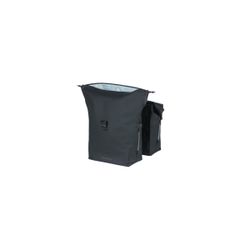 Bolsa doble BASIL "SoHo Nordlicht", 41L, negro noche