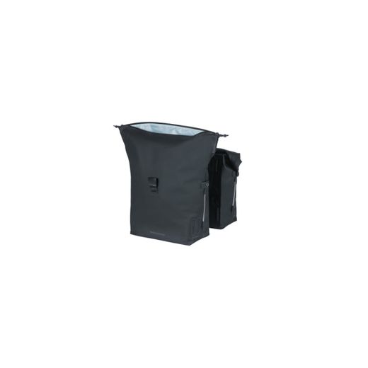 Bolsa doble BASIL "SoHo Nordlicht", 41L, negro noche
