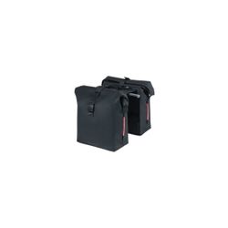 Bolsa doble BASIL "SoHo Nordlicht" MIK, 41L, negro noche