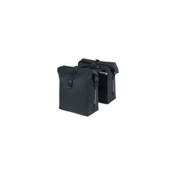 Bolsa doble BASIL "SoHo Nordlicht" MIK, 41L, negro noche