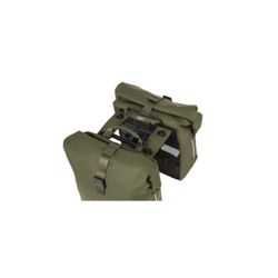 Bolsa doble BASIL "SoHo Nordlicht" MIK, 41L, verde musgo