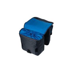 Bolsa doble BASIL "Sport Design", 32L, grafito