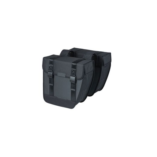 Bolsa doble BASIL "Tour Waterproof", 28L, negra
