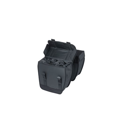Bolsa doble BASIL "Tour Waterproof", 28L, negra