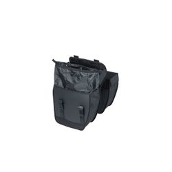 Bolsa doble BASIL "Tour Waterproof", 28L, negra