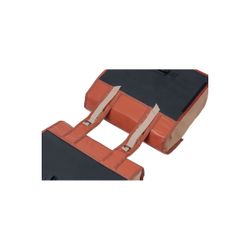 Bolsa doble BASIL "Urban Load", 48-53L, terra rojo/rosa