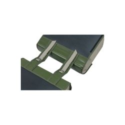 Bolsa doble BASIL "Urban Load", 48-53L, verde musgo/arena