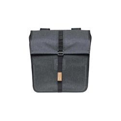 Bolsa doble impermeable BASIL "Urban Dry", 50L, mezcla de carbón vegetal