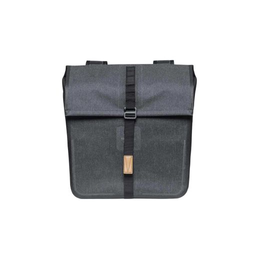 Bolsa doble impermeable BASIL "Urban Dry", 50L, mezcla de carbón vegetal