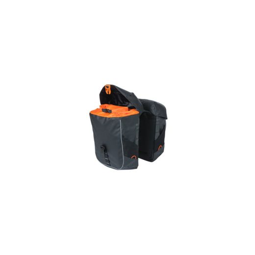 Borsa doppia Miles Tarpaulin, 34L, nero arancione