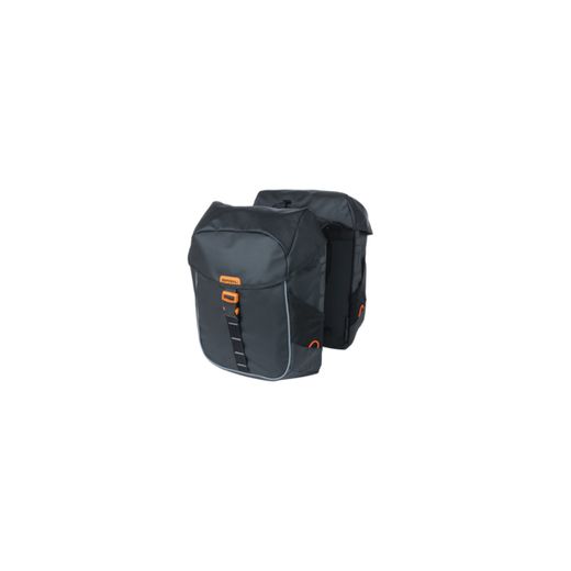 Borsa doppia Miles Tarpaulin, 34L, nero arancione