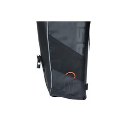 Borsa doppia Miles Tarpaulin, 34L, nero arancione