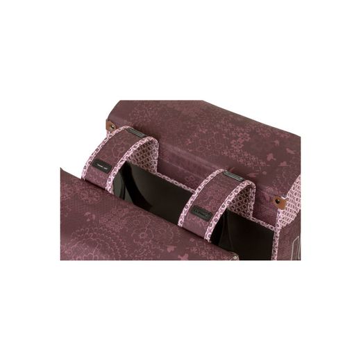 Bolsa doble trasera "BOHEME-DOUBLE BAG", 35L, Rojo