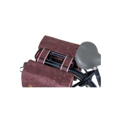 Borsa posteriore doppia "BOHEME-DOUBLE BAG", 35L, rossa