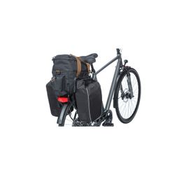 Bolsa portaequipajes BASIL "Miles XL Pro", 9-36L, negra pizarra