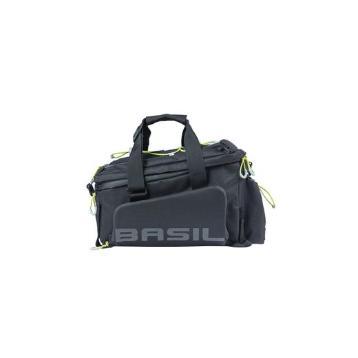 Bolsa portaequipajes BASIL "Miles XL Pro", 9-36L, negro lima