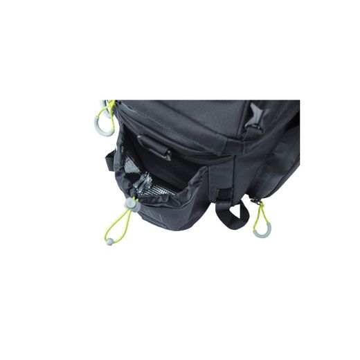 Bolsa portaequipajes BASIL "Miles XL Pro", 9-36L, negro lima