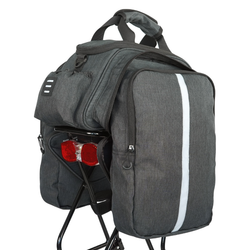 Rack bag URBAN EXPANDER - grey