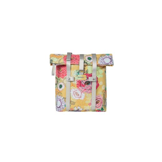 Bolsa trasera BASIL "Bloom Field Shopper", 15-20L, amarillo miel